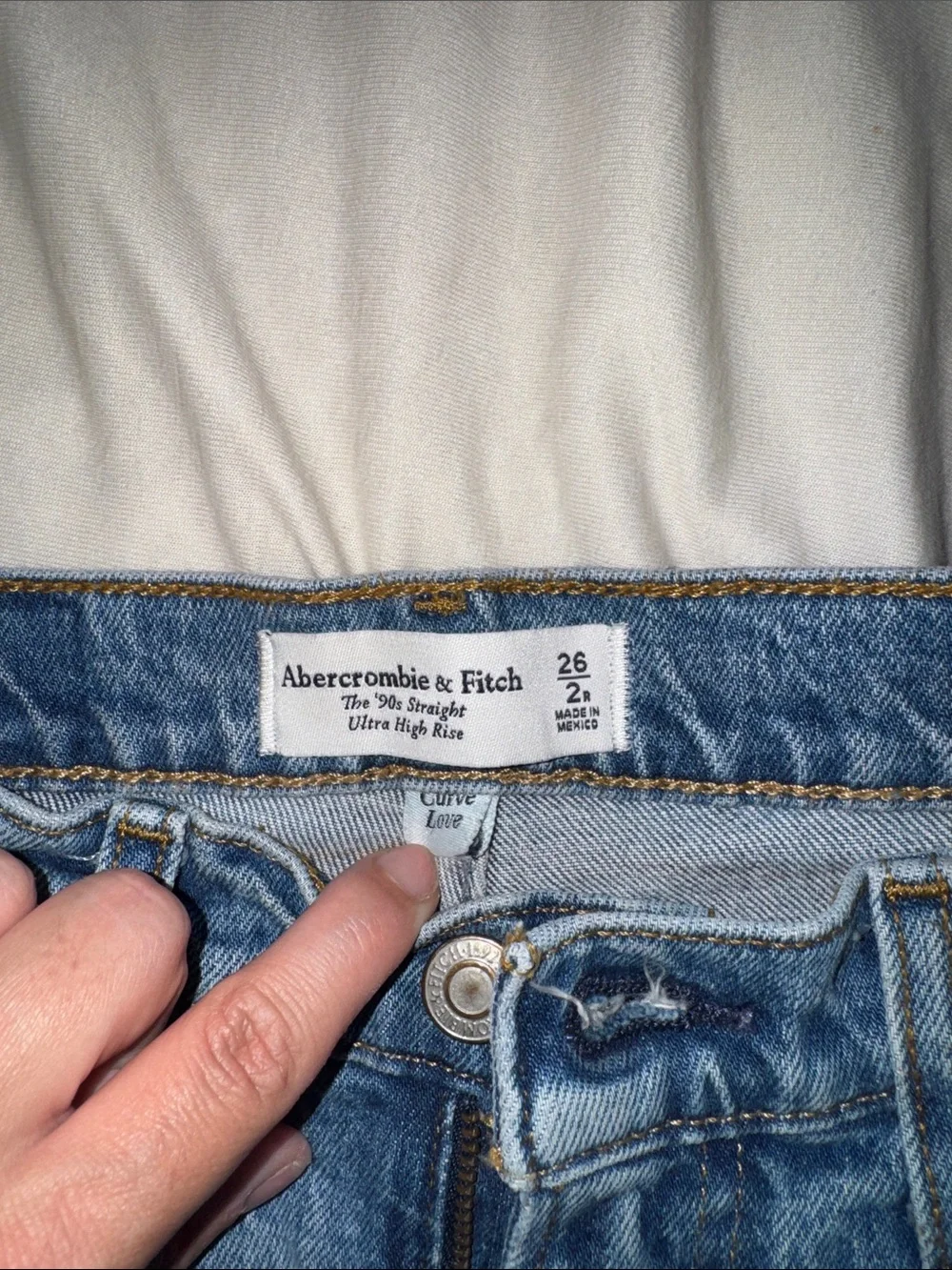 Abercrombie & fitch curve love jeans